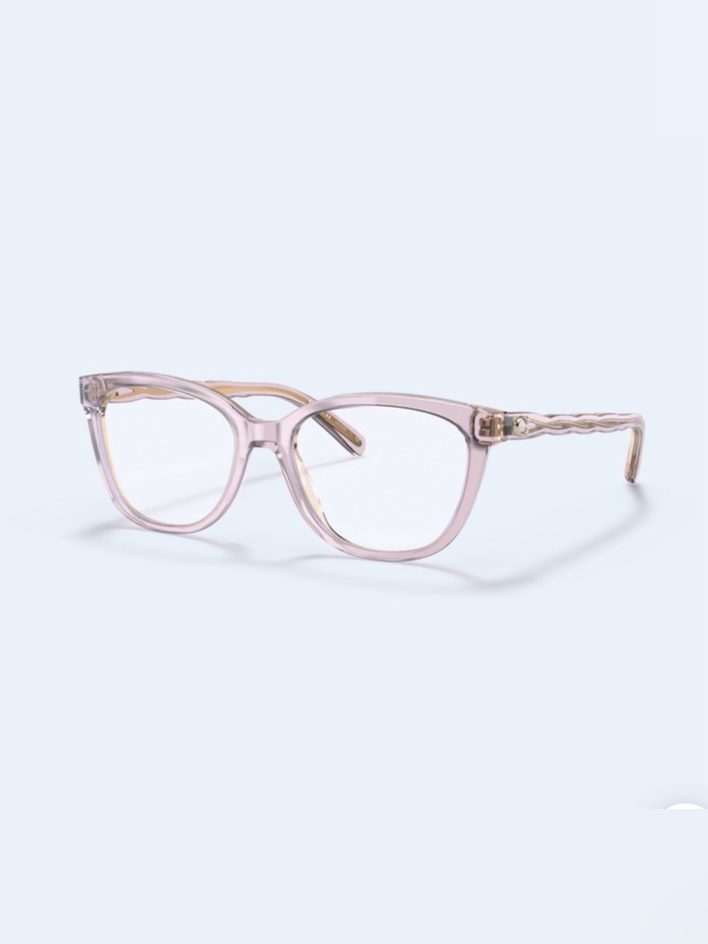 Coach HC6186 transparent lilac glasses frames 53 17 140